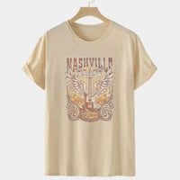 pennlegalprocess Blouses & Shirts Country Music Nashville Print Shirt