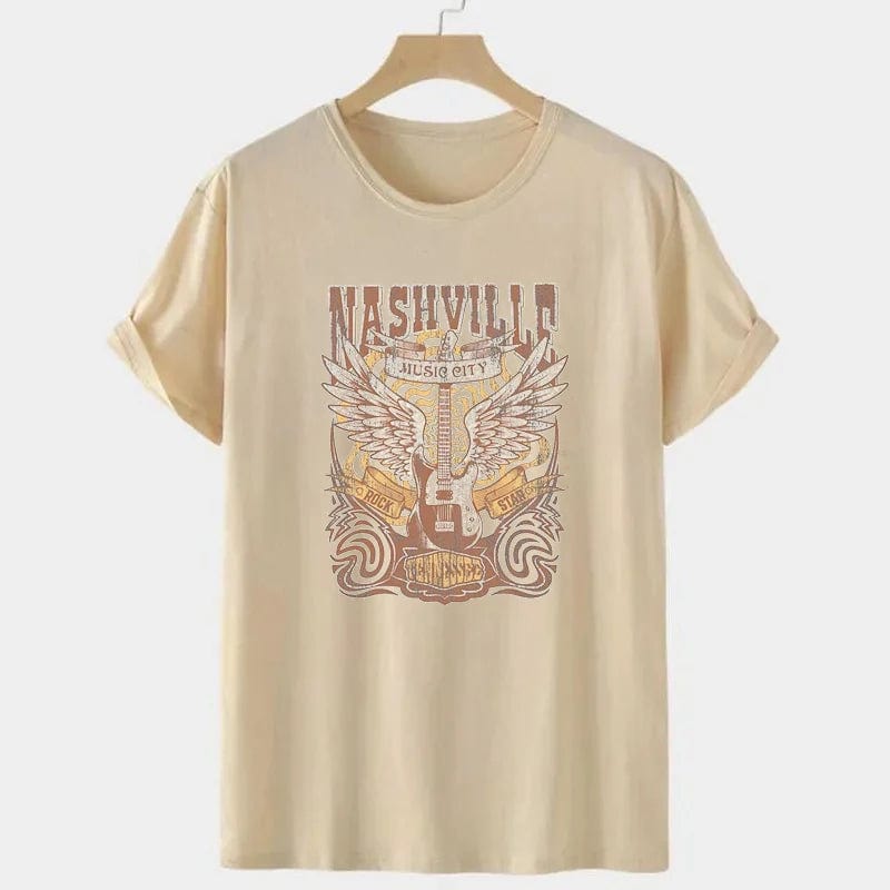 pennlegalprocess Blouses & Shirts Country Music Nashville Print Shirt